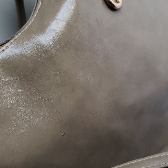 Womens Gray Vegan Leather Handbag. NWOT. - Picture 16 of 16
